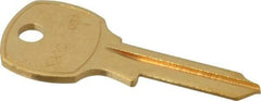 Made in USA - National Cabinet Key Blank - Brass - Makers Industrial Supply