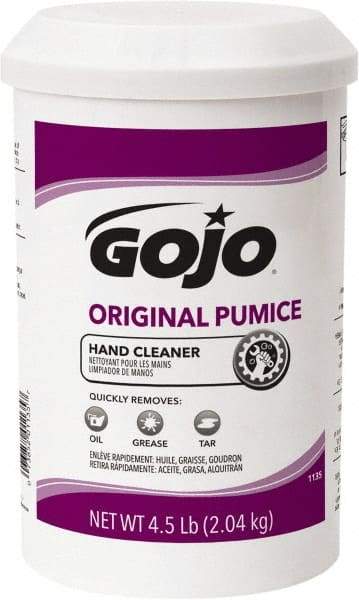 GOJO - 4.5 Lb Dispenser Refill Cream Waterless Hand Cleaner - White, Unscented - Makers Industrial Supply