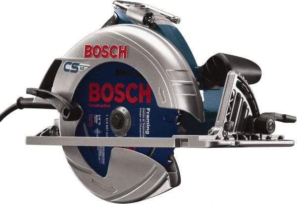 Bosch - 15 Amps, 7-1/4" Blade Diam, 5,600 RPM, Electric Circular Saw - 7-1/4" Arbor Hole, Left Blade - Makers Industrial Supply