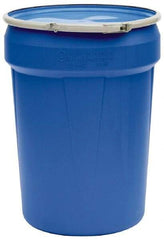 Eagle - 30 Gallon Capacity, Metal Lever Lock, Blue Lab Pack - 5 Gallon Container, Polyethylene, 396 Lb. Capacity, UN 1H2/X120/S; UN 1H2/Y180/S Listing - Makers Industrial Supply