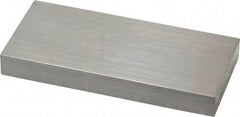 Mitutoyo - 3" Rectangular Steel Gage Block - Accuracy Grade AS-1, Includes Certificate of Inspection - Makers Industrial Supply