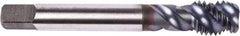 Union Butterfield - 1/4-28 UNF 3 Flute 2B Modified Bottoming Spiral Flute Tap - Powdered Metal, TiCN Finish, 3.15" OAL, Right Hand Flute, Right Hand Thread, Series 1678 - Makers Industrial Supply