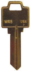 Made in USA - Weiser Key Blank - Brass - Makers Industrial Supply