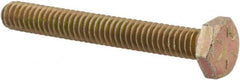 Made in USA - 1/4-20 UNC, 2" Length Under Head Hex Head Cap Screw - Makers Industrial Supply