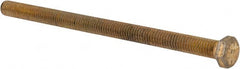 Made in USA - 3/8-16 UNC, 6" Length Under Head Hex Head Cap Screw - Makers Industrial Supply