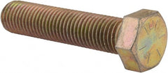 Made in USA - 7/8-9 UNC, 4" Length Under Head Hex Head Cap Screw - Makers Industrial Supply