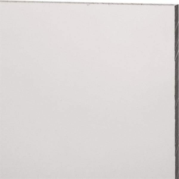 Made in USA - 6mm Thick x 24" Wide x 2' Long, Polycarbonate Sheet - Clear, Static Dissipative Grade - Makers Industrial Supply