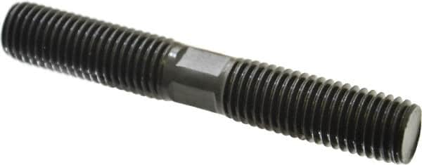 Gibraltar - 3/4-10 5" OAL Equal Double Threaded Stud - Alloy Steel, Black Oxide Finish, 2" Equal Thread Length - Makers Industrial Supply