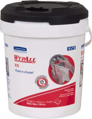 WypAll - Reusable Shop Towel/Industrial Wipes - Pop-Up, 13" x 10" Sheet Size, White - Makers Industrial Supply