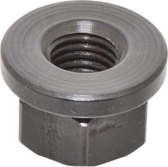 Gibraltar - 3/4-10, 1-5/8" Flange Diam, 1" High, 1-1/4" Across Flats, Flange Nut - Grade 12L14 Steel, Black Oxide Finish, 1/4" Flange Height, TCMAI - Makers Industrial Supply