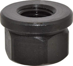 Gibraltar - 7/8-9, 1-3/4" Flange Diam, 1-1/8" High, 1-7/16" Across Flats, Flange Nut - Grade 12L14 Steel, Black Oxide Finish, 1/4" Flange Height, TCMAI - Makers Industrial Supply