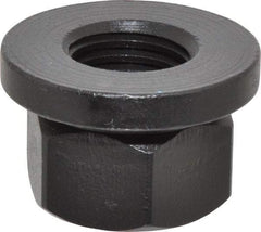 Gibraltar - M20x2.50, 40mm Flange Diam, 25mm High, 30mm Across Flats, Flange Nut - Grade 12L14 Steel, Black Oxide Finish, 6" Flange Height, TCMAI - Makers Industrial Supply