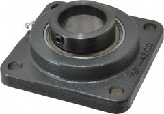 Browning - 1-15/16" ID, 5-5/8" OAL x 5-5/8" OAH 4-Bolt Flange - 5,216 Lb Static Cap, 7,889 Lb Dyn Cap, 4-3/8" Btw Mnt Hole Ctrs, Cast Iron - Makers Industrial Supply