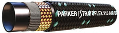 Parker - -20 Hose Size, 1-1/8" ID x 1.49" OD, 300 psi Work Pressure Hydraulic Hose - 55" Long Coil, 4-1/2" Radius, Synthetic Rubber, -50°F to 302°F - Makers Industrial Supply