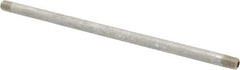 Merit Brass - Schedule 80, 1/4" Pipe x 12" Long, Grade 316/316L Stainless Steel Pipe Nipple - Seamless & Threaded - Makers Industrial Supply