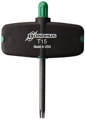 Bondhus - 3-1/2" OAL T15 Torx Key - Makers Industrial Supply