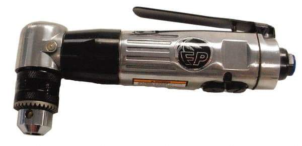 Florida Pneumatic - 3/8" Reversible Keyed Chuck - Right Angle Handle, 1,800 RPM, 6 CFM, 0.3333 hp, 90 psi - Makers Industrial Supply