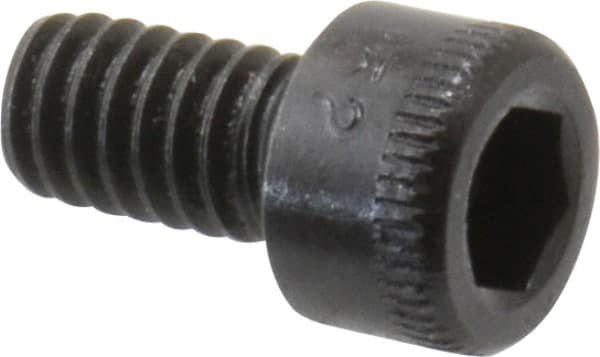 Holo-Krome - #8-32 UNC Hex Socket Drive, Socket Cap Screw - Alloy Steel, Black Oxide Finish, Fully Threaded, 5/16" Length Under Head - Makers Industrial Supply