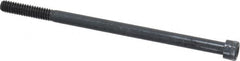 Holo-Krome - 1/4-20 UNC Hex Socket Drive, Socket Cap Screw - Alloy Steel, Black Oxide Finish, Partially Threaded, 4-1/2" Length Under Head - Makers Industrial Supply