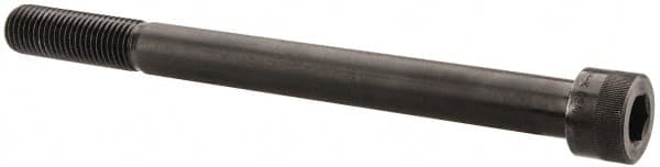 Holo-Krome - 1-8 UNC Hex Socket Drive, Socket Cap Screw - Alloy Steel, Black Oxide Finish, Partially Threaded, 12" Length Under Head - Makers Industrial Supply