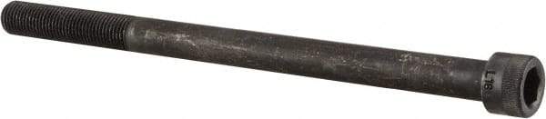 Holo-Krome - 3/8-24 UNF Hex Socket Drive, Socket Cap Screw - Alloy Steel, Black Oxide Finish, Partially Threaded, 5-1/2" Length Under Head - Makers Industrial Supply