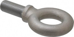 Gibraltar - 21,000 Lb Capacity, Steel, 1-1/2 - 6 Thread, Fixed Lifting Eye Bolt - Fully Threaded, 3-1/2" Shank, 3-1/2" Thread Length, Shoulder - Makers Industrial Supply