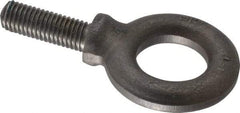 Gibraltar - 4,300 Lb Capacity, Alloy Steel, 5/8 Thread, Fixed Lifting Eye Bolt - Fully Threaded, 1-3/4" Shank, 1-3/4" Thread Length, Shoulder - Makers Industrial Supply