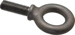 Gibraltar - 6,400 Lb Capacity, Alloy Steel, 3/4 Thread, Fixed Lifting Eye Bolt - Fully Threaded, 2" Shank, 2" Thread Length, Shoulder - Makers Industrial Supply