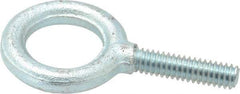 Gibraltar - 480 Lb Capacity, Steel, 1/4-20 Thread, Fixed Lifting Eye Bolt - Fully Threaded, 1" Shank, 1" Thread Length, No Shoulder - Makers Industrial Supply