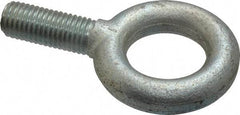 Gibraltar - 4,800 Lb Capacity, Steel, 3/4-10 Thread, Fixed Lifting Eye Bolt - Fully Threaded, 2" Shank, 2" Thread Length, No Shoulder - Makers Industrial Supply