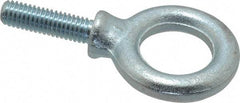 Gibraltar - 1,200 Lb Capacity, Steel, 3/8-16 Thread, Fixed Lifting Eye Bolt - Fully Threaded, 1-1/4" Shank, 1-1/4" Thread Length, Shoulder - Makers Industrial Supply