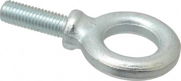 Gibraltar - 3,500 Lb Capacity, Steel, 5/8-11 Thread, Fixed Lifting Eye Bolt - Fully Threaded, 1-3/4" Shank, 2-1/4" Thread Length, Shoulder - Makers Industrial Supply