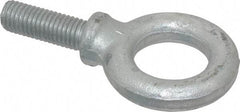 Gibraltar - 4,000 Lb Capacity, Steel, 5/8-11 Thread, Fixed Lifting Eye Bolt - Fully Threaded, 1-3/4" Shank, 2-1/4" Thread Length, Shoulder - Makers Industrial Supply