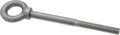 Gibraltar - 2,400 Lb Capacity, Steel, 1/2-13 Thread, Lifting Eye Bolt - Partially Threaded, 6" Shank, 2-1/2" Thread Length, Shoulder - Makers Industrial Supply