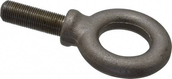 Gibraltar - 4,000 Lb Capacity, Steel, 5/8-18 Thread, Fixed Lifting Eye Bolt - Fully Threaded, 1-3/4" Shank, 1-3/4" Thread Length, Shoulder - Makers Industrial Supply