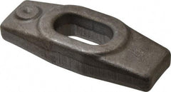 Gibraltar - 11/16" Stud, 11/16" Travel, 4" OAL x 1-5/8" Overall Width x 3/4" Overall Height, Heel Clamp - Grade ASTM A521 Class CA Forged Steel, 1-3/8" Long x 11/16" Wide Slot - Makers Industrial Supply