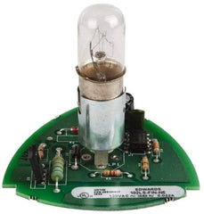 Edwards Signaling - Incandescent Lamp, Clear, Flashing, Stackable Tower Light Module - 120 VAC, 0.08 Amp, IP54, IP65 Ingress Rating, 3R, 4X NEMA Rated, Panel Mount, Pipe Mount - Makers Industrial Supply