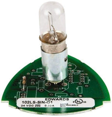 Edwards Signaling - Incandescent Lamp, Clear, Steady, Stackable Tower Light Module - 24 VDC, 0.32 Amp, IP54, IP65 Ingress Rating, 3R, 4X NEMA Rated, Panel Mount, Pipe Mount - Makers Industrial Supply