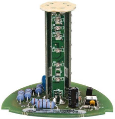 Edwards Signaling - LED Lamp, Amber, Flashing, Stackable Tower Light Module - 120 VAC, 0.02 Amp, IP54, IP65 Ingress Rating, 3R, 4X NEMA Rated, Panel Mount, Pipe Mount - Makers Industrial Supply