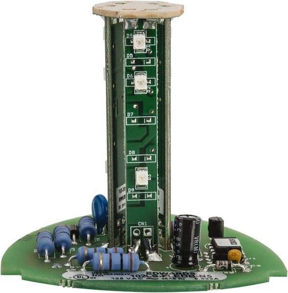 Edwards Signaling - LED Lamp, Blue, Flashing, Stackable Tower Light Module - 120 VAC, 0.02 Amp, IP54, IP65 Ingress Rating, 3R, 4X NEMA Rated, Panel Mount, Pipe Mount - Makers Industrial Supply