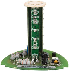 Edwards Signaling - LED Lamp, Red, Flashing, Stackable Tower Light Module - 24 VDC, 0.06 Amp, IP54, IP65 Ingress Rating, 3R, 4X NEMA Rated, Panel Mount, Pipe Mount - Makers Industrial Supply