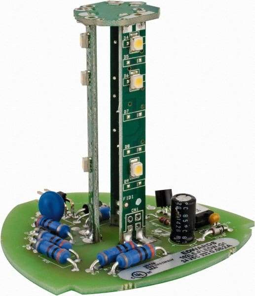 Edwards Signaling - LED Lamp, White, Flashing, Stackable Tower Light Module - 24 VDC, 0.06 Amp, IP54, IP65 Ingress Rating, 3R, 4X NEMA Rated, Panel Mount, Pipe Mount - Makers Industrial Supply