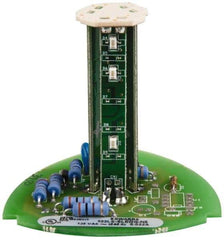 Edwards Signaling - LED Lamp, Green, Steady, Stackable Tower Light Module - 120 VAC, 0.02 Amp, IP54, IP65 Ingress Rating, 3R, 4X NEMA Rated, Panel Mount, Pipe Mount - Makers Industrial Supply