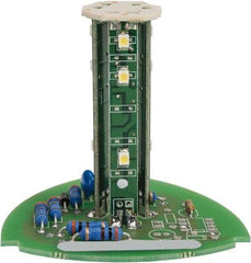 Edwards Signaling - LED Lamp, White, Steady, Stackable Tower Light Module - 24 VDC, 0.06 Amp, IP54, IP65 Ingress Rating, 3R, 4X NEMA Rated, Panel Mount, Pipe Mount - Makers Industrial Supply