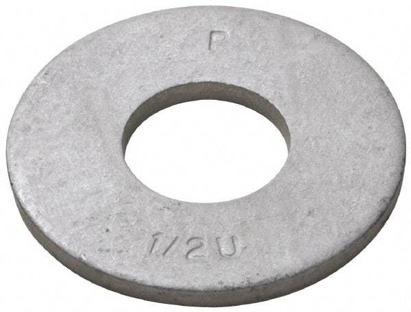 Armor Coat - 1" Screw, Grade 8 Alloy Steel USS Flat Washer - 1-1/16" ID x 2-1/2" OD, 0.141" Thick - Makers Industrial Supply