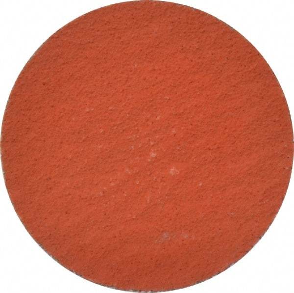 3M - 2" Disc Diam, 100 Grit, Ceramic Alumina Quick Change Disc - Type R Attaching System, Coated, Orange, Fine Grade, 25,000 RPM, 777F Series - Makers Industrial Supply