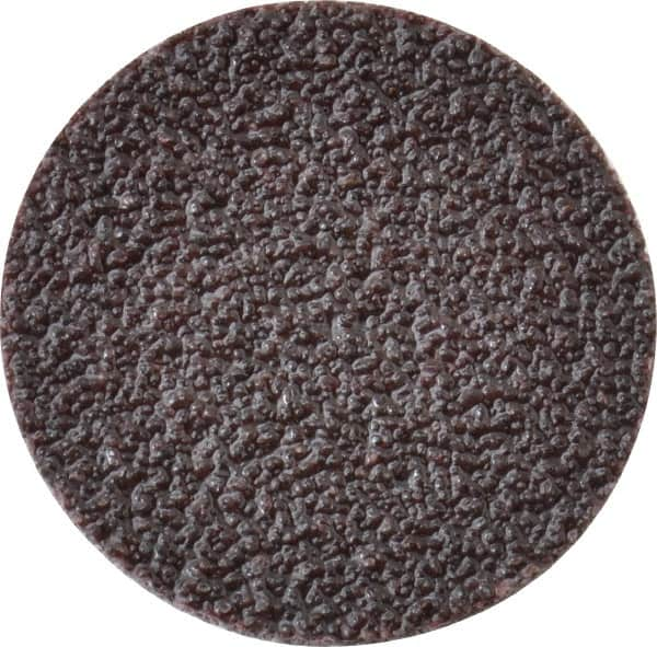 3M - 1" Disc Diam, 80 Grit, Aluminum Oxide Quick Change Disc - Type R Attaching System, Coated, Brown, Medium Grade, 30,000 RPM, 361F Series - Makers Industrial Supply