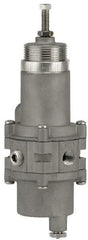 ARO/Ingersoll-Rand - 1/4" NPT Port 1 Piece Filter/Regulator FRL Unit - Stainless Steel Bowl, 20 SCFM, 250 Max psi, 8.35" High, Manual Drain - Makers Industrial Supply