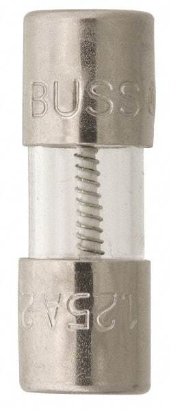 Cooper Bussmann - 125 VAC, 32 VDC, 4 Amp, Time Delay Miniature Glass Fuse - 15mm OAL, 5mm Diam - Makers Industrial Supply