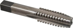 Made in USA - 7/8-6, Left Hand Thread, 2-7/32" Thread Length, Acme Thread Tap - 4 Flutes, Spiral Flute, 4-11/16" Overall Length, 2G Class of Fit, Plug Chamfer - Exact Industrial Supply